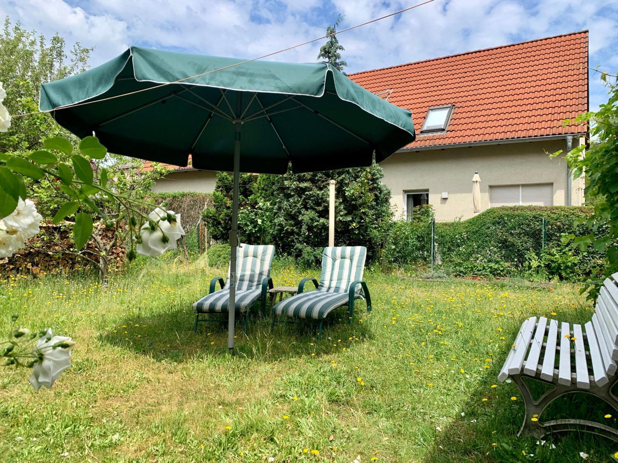 Grosse Ferienwohnung Mit Loggia Und Garten In Cottbus Buitenkant foto